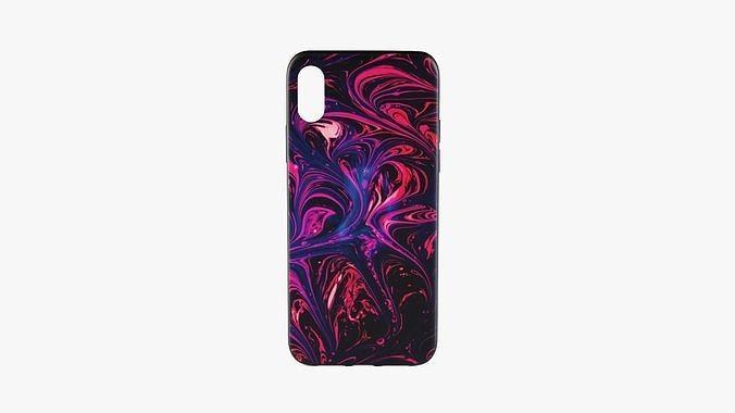 iPhone XS Max Case 12 Low-poly 3D model