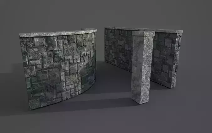 Stone fence Modular