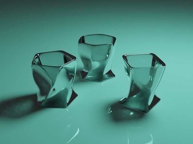 odd looking glass collection Free 3D model