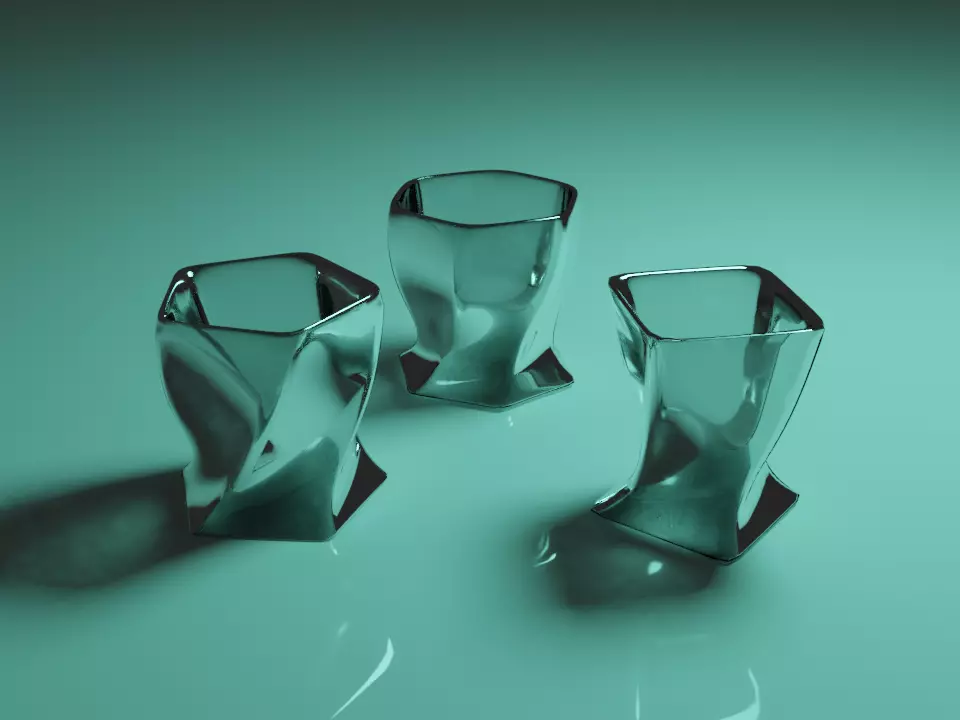 odd looking glass collection Free 3D model