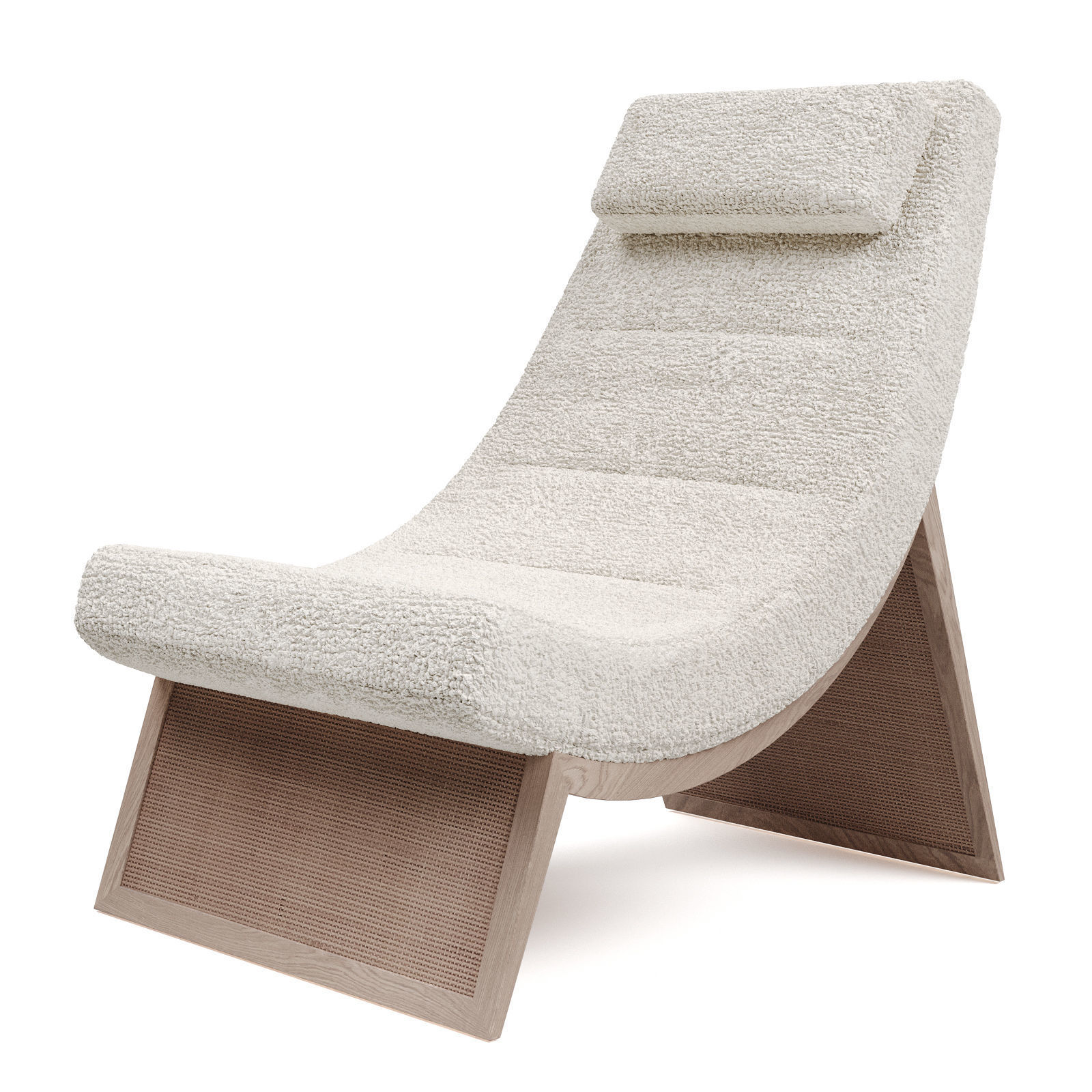 McGuire furniture Sway lounge chair 3D model_1