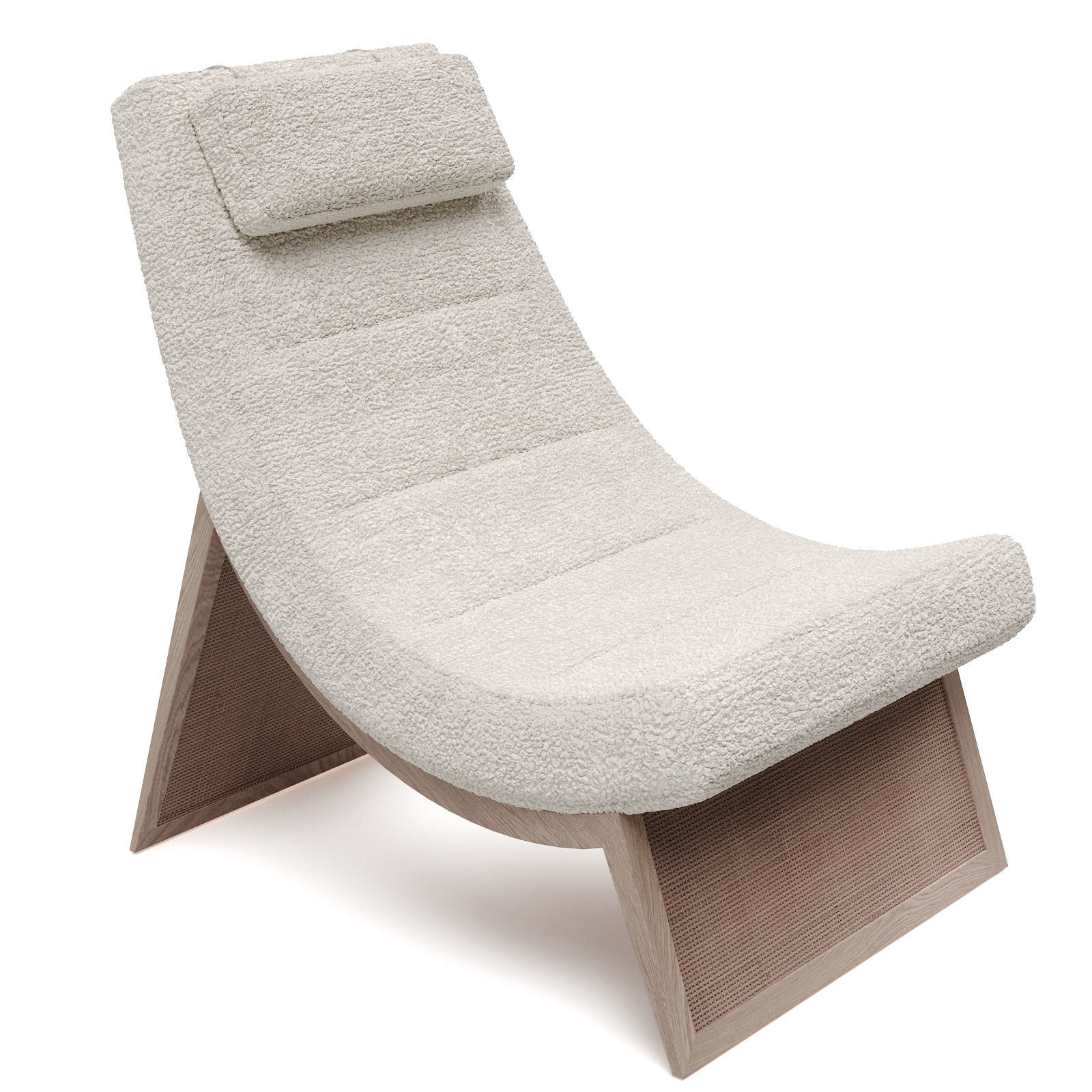 McGuire furniture Sway lounge chair 3D model_4