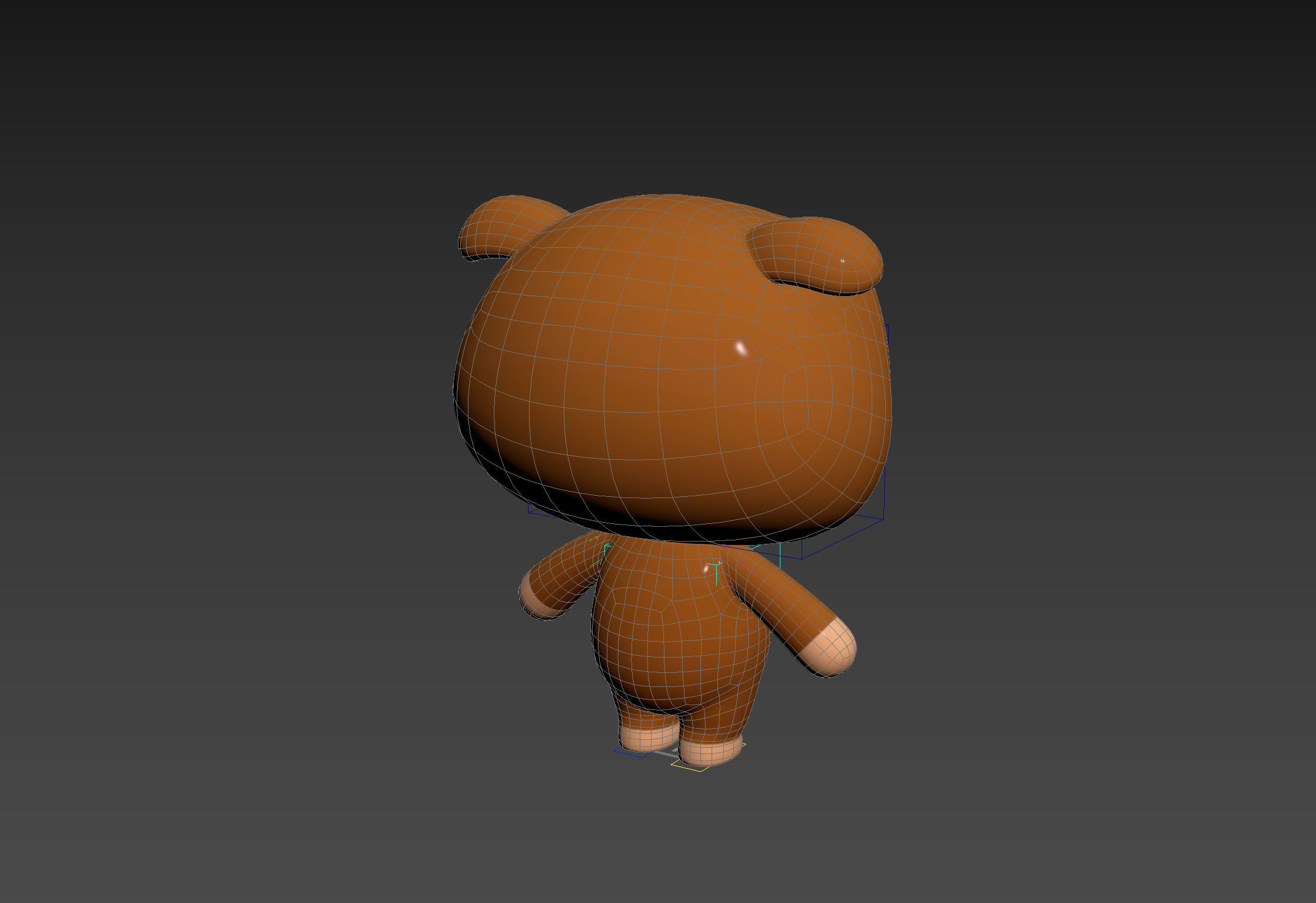 Character145 Rigged Bulldog 3D model_15