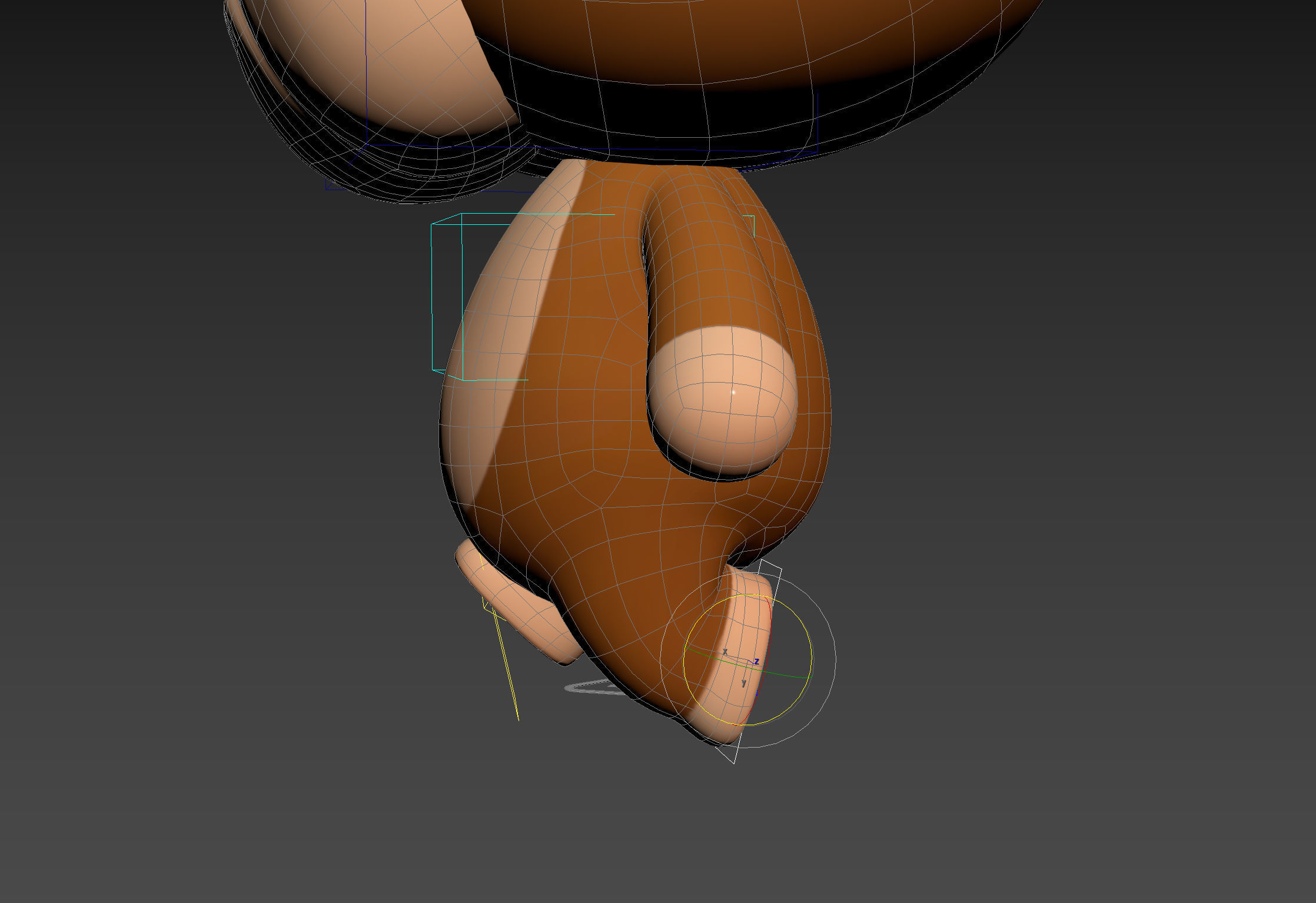 Character145 Rigged Bulldog 3D model_20