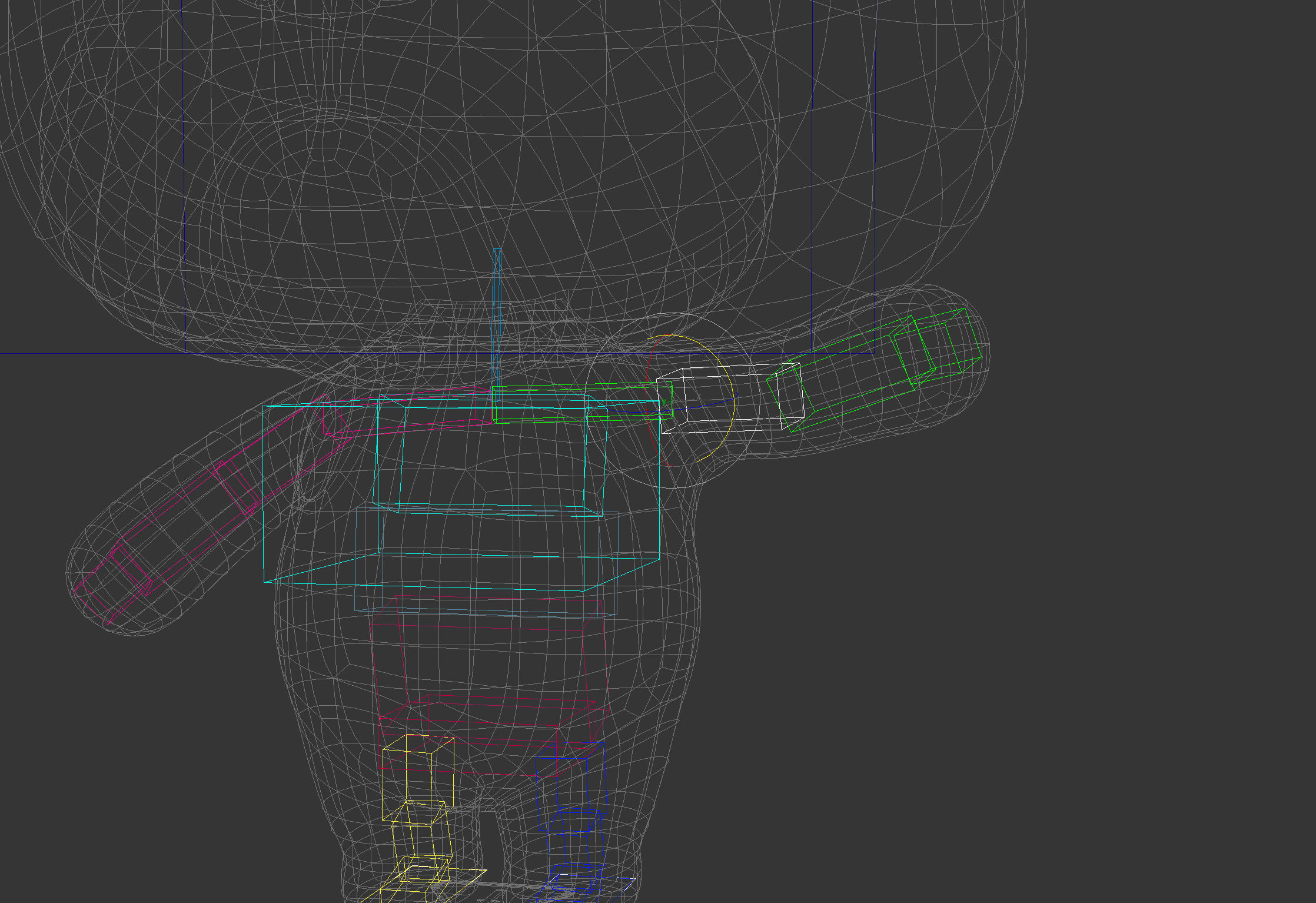 Character145 Rigged Bulldog 3D model_17