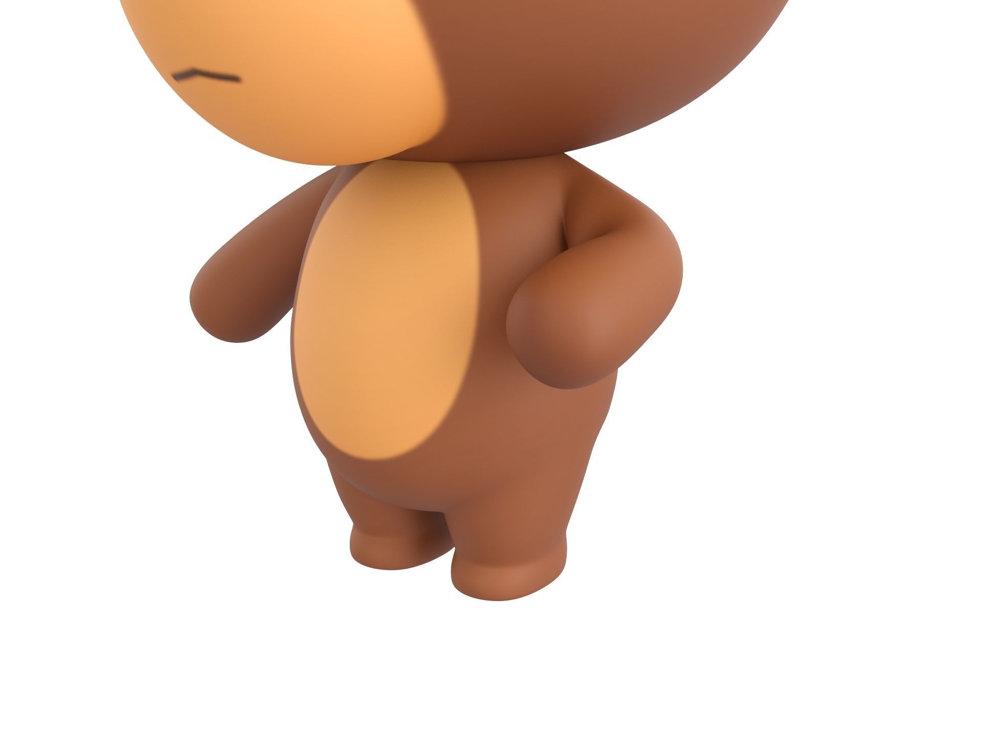 Character146 Rigged Deer 3D model_8