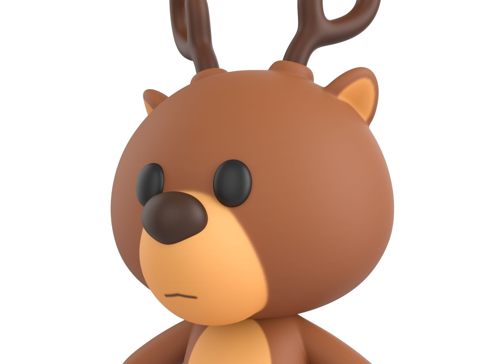 Character146 Rigged Deer 3D model_6