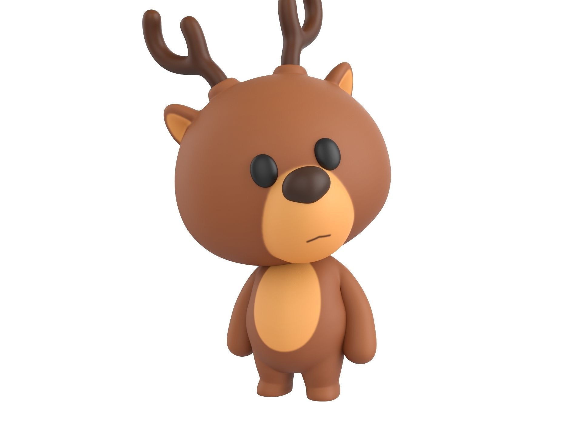 Character146 Rigged Deer 3D model_10