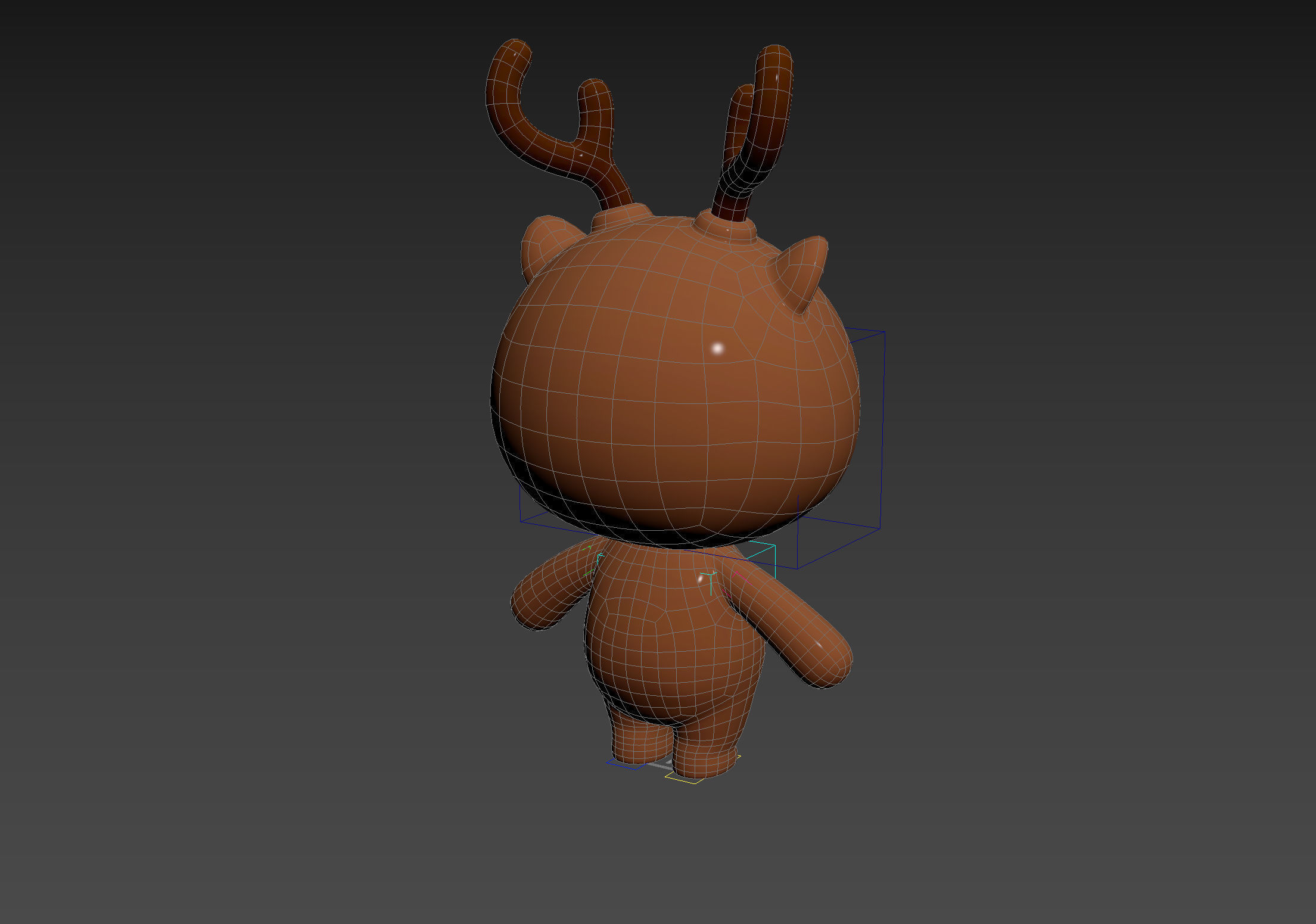 Character146 Rigged Deer 3D model_15