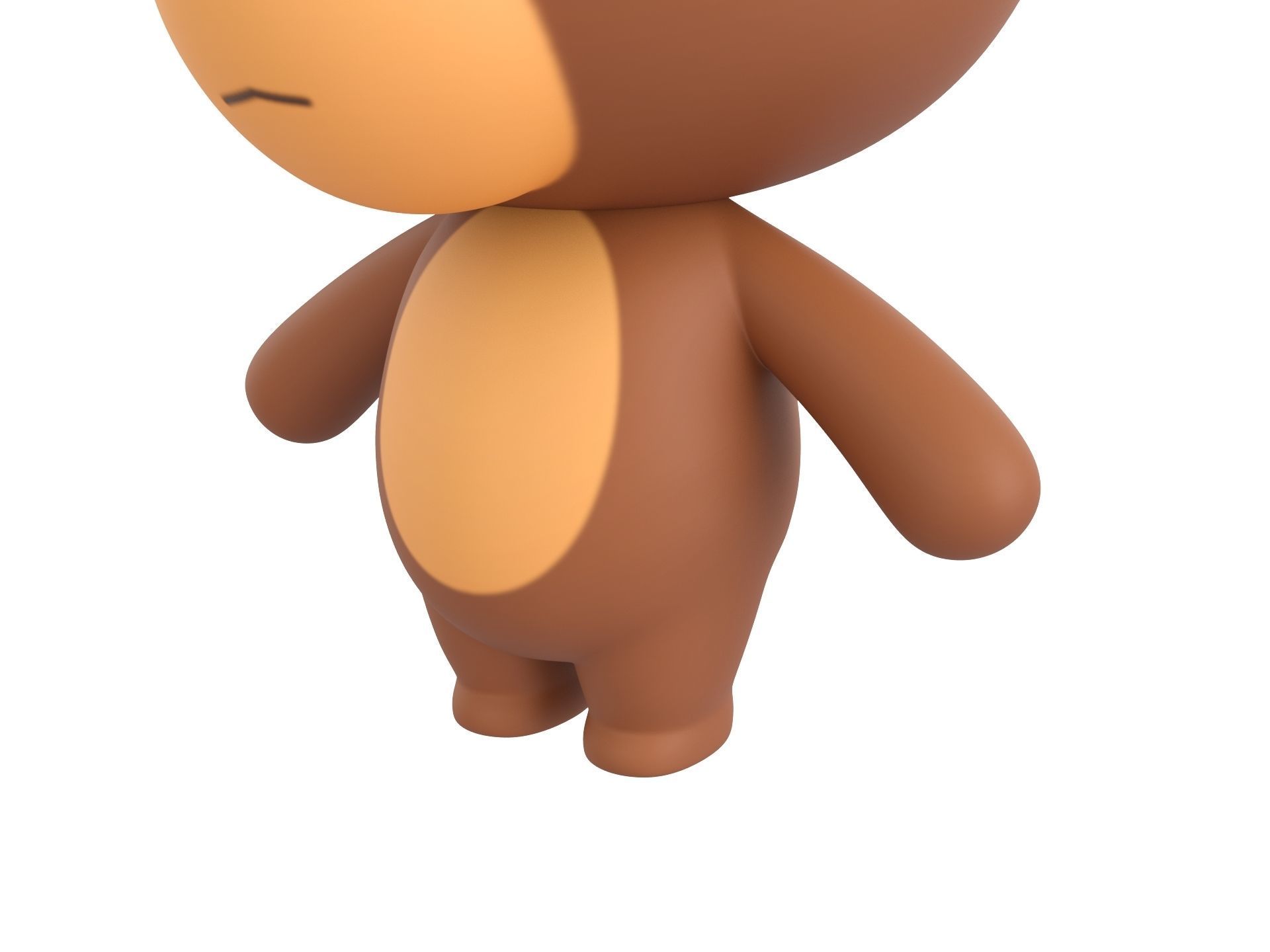 Character146 Rigged Deer 3D model_7