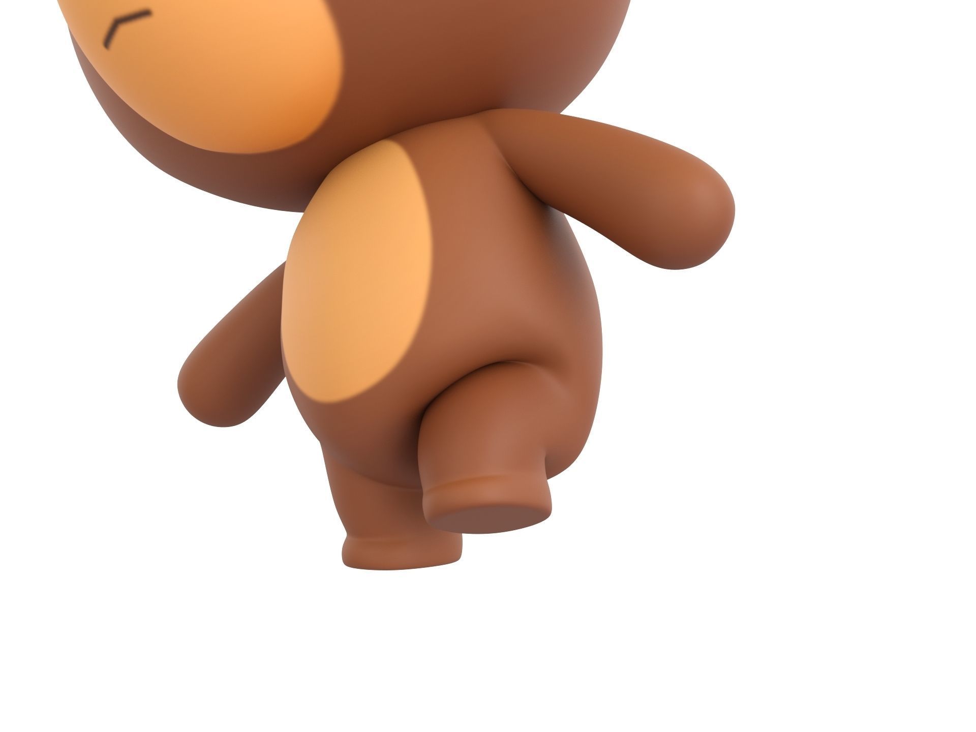 Character146 Rigged Deer 3D model_9