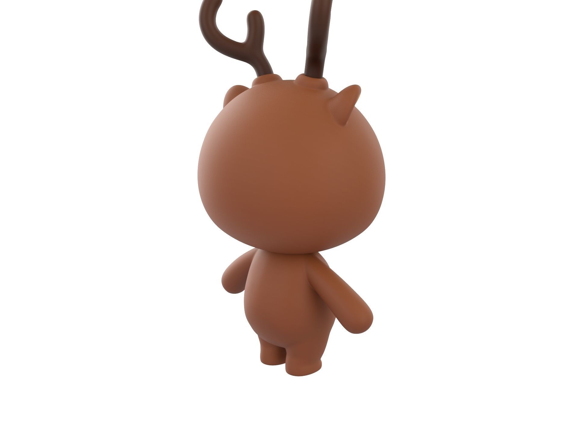 Character146 Rigged Deer 3D model_4