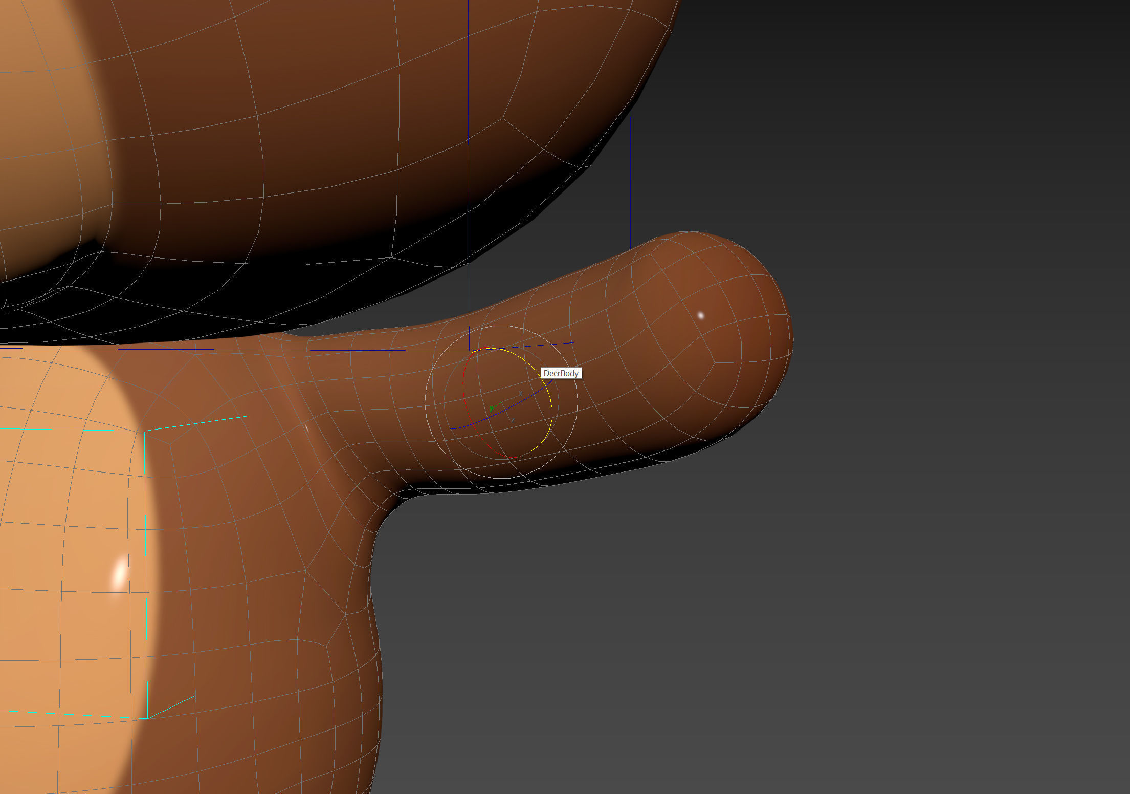 Character146 Rigged Deer 3D model_18