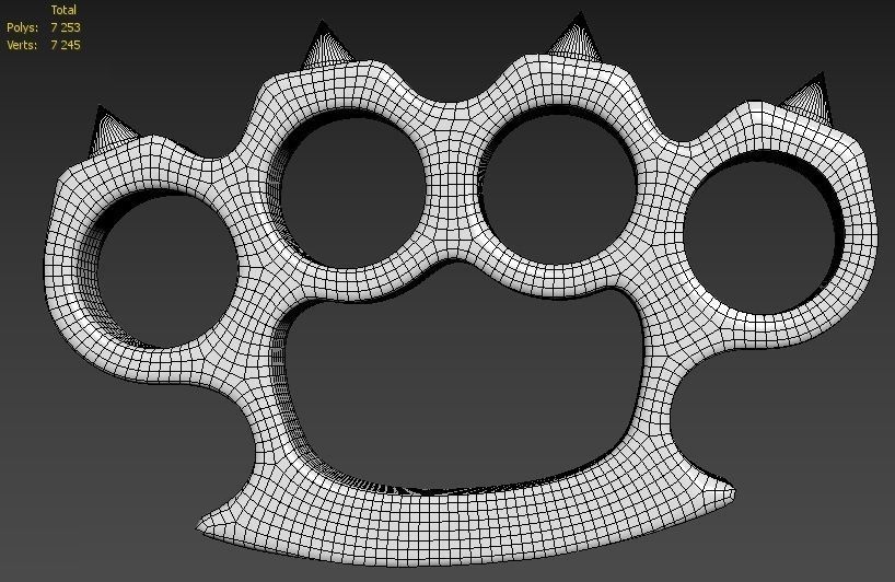 Knuckle Duster 3D model_7
