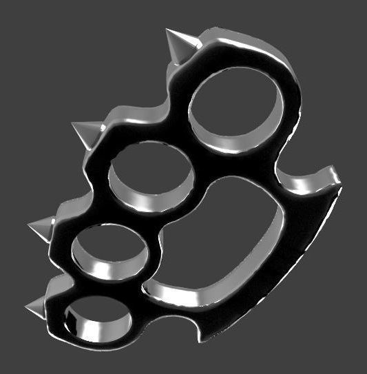 Knuckle Duster 3D model_5