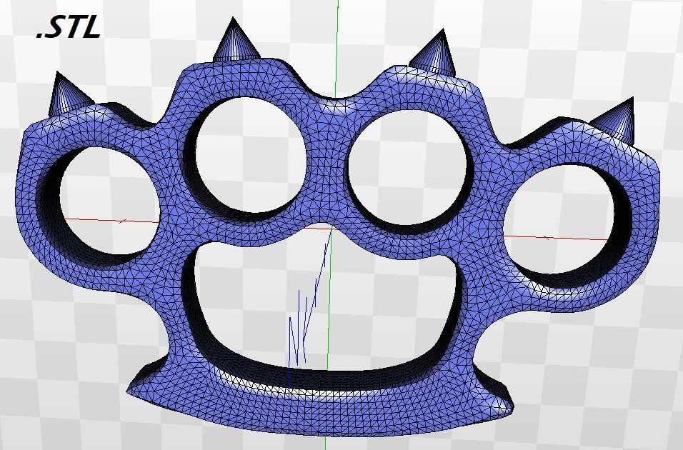 Knuckle Duster 3D model_6