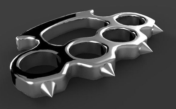 Knuckle Duster 3D model_3
