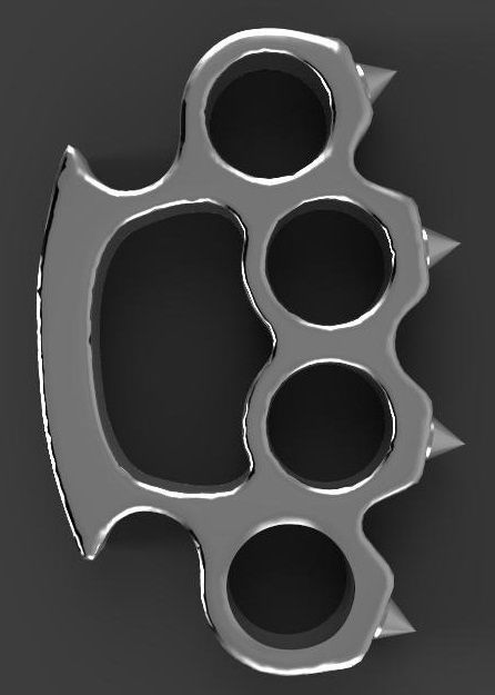 Knuckle Duster 3D model_2