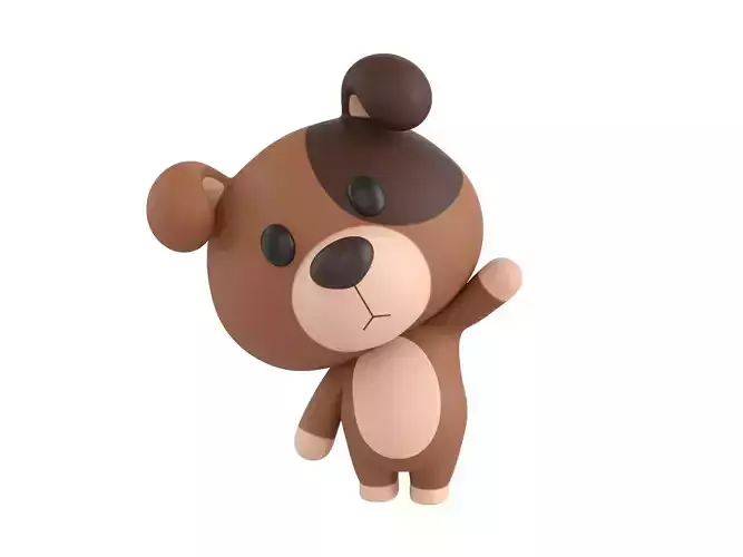 Character147 Rigged Dog 3D model