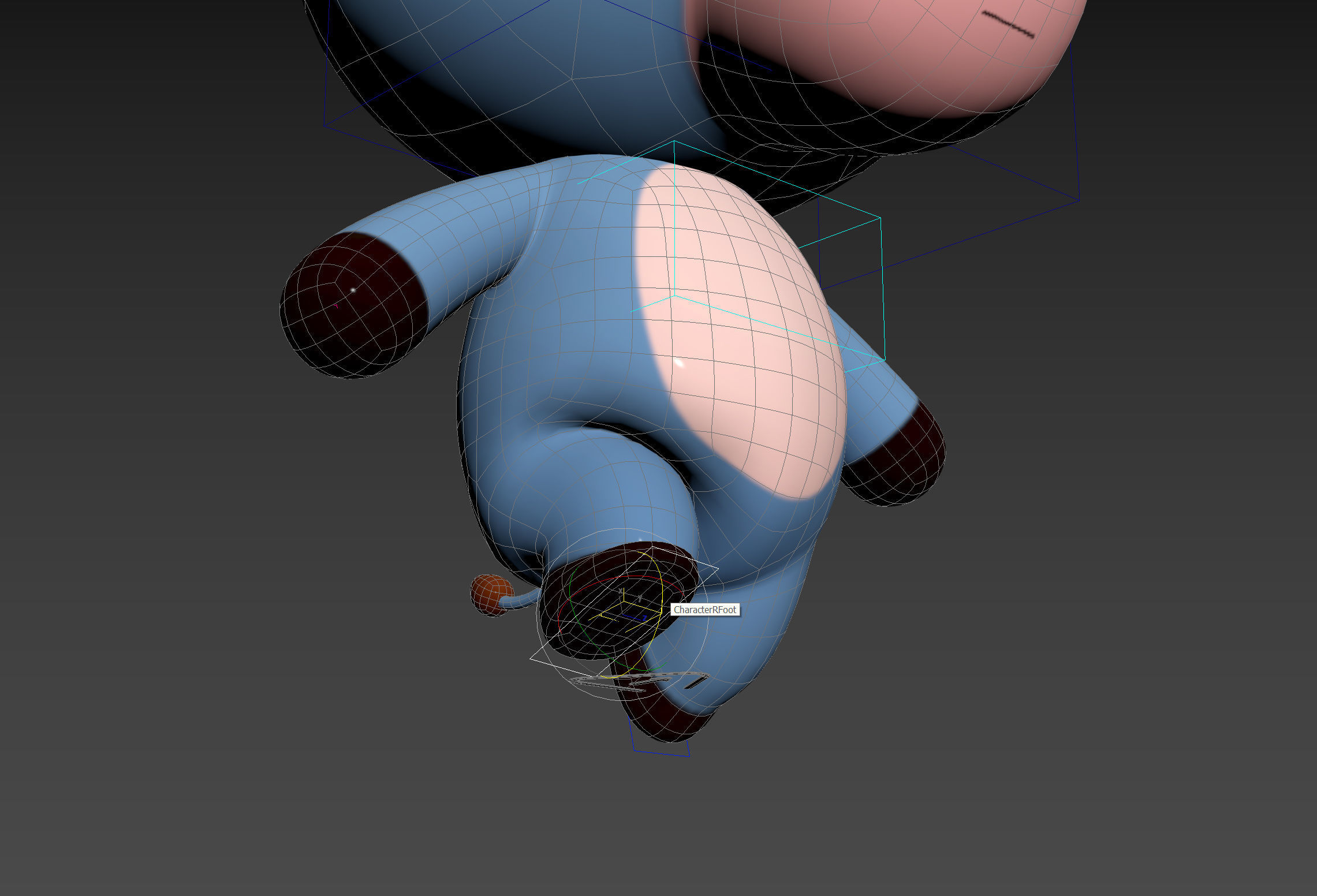 Character148 Rigged Donkey 3D model_21