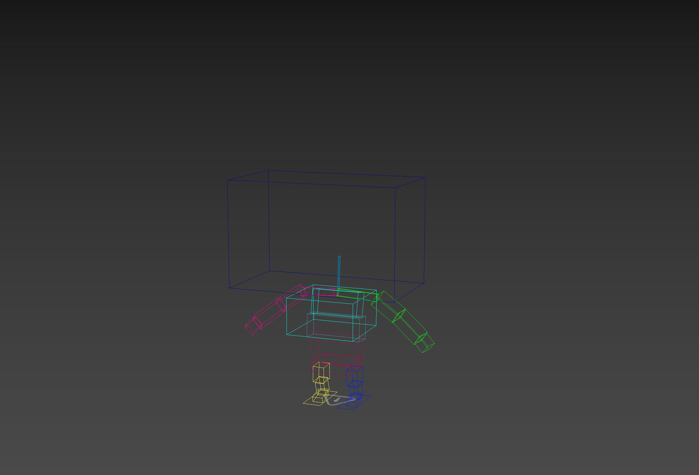 Character148 Rigged Donkey 3D model_12