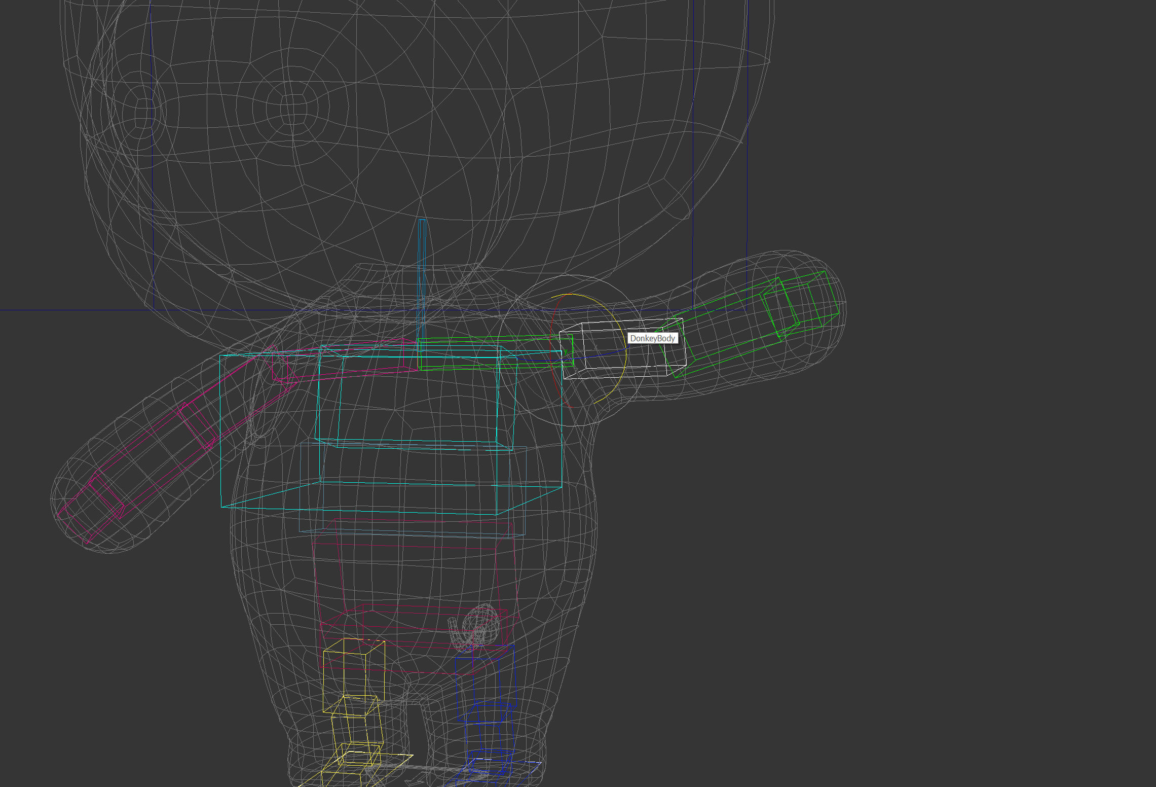 Character148 Rigged Donkey 3D model_17