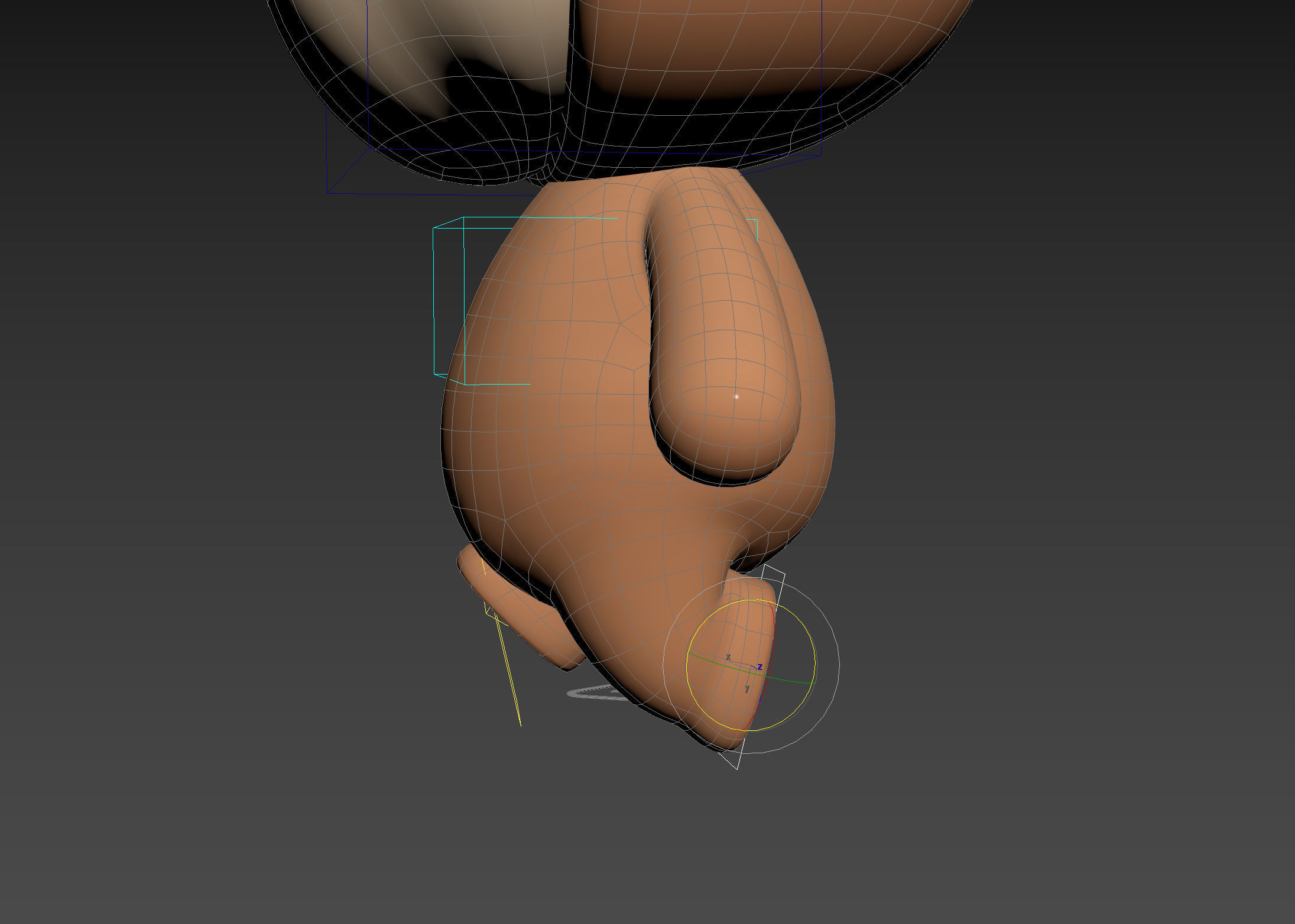 Character149 Rigged Sloth 3D model_20