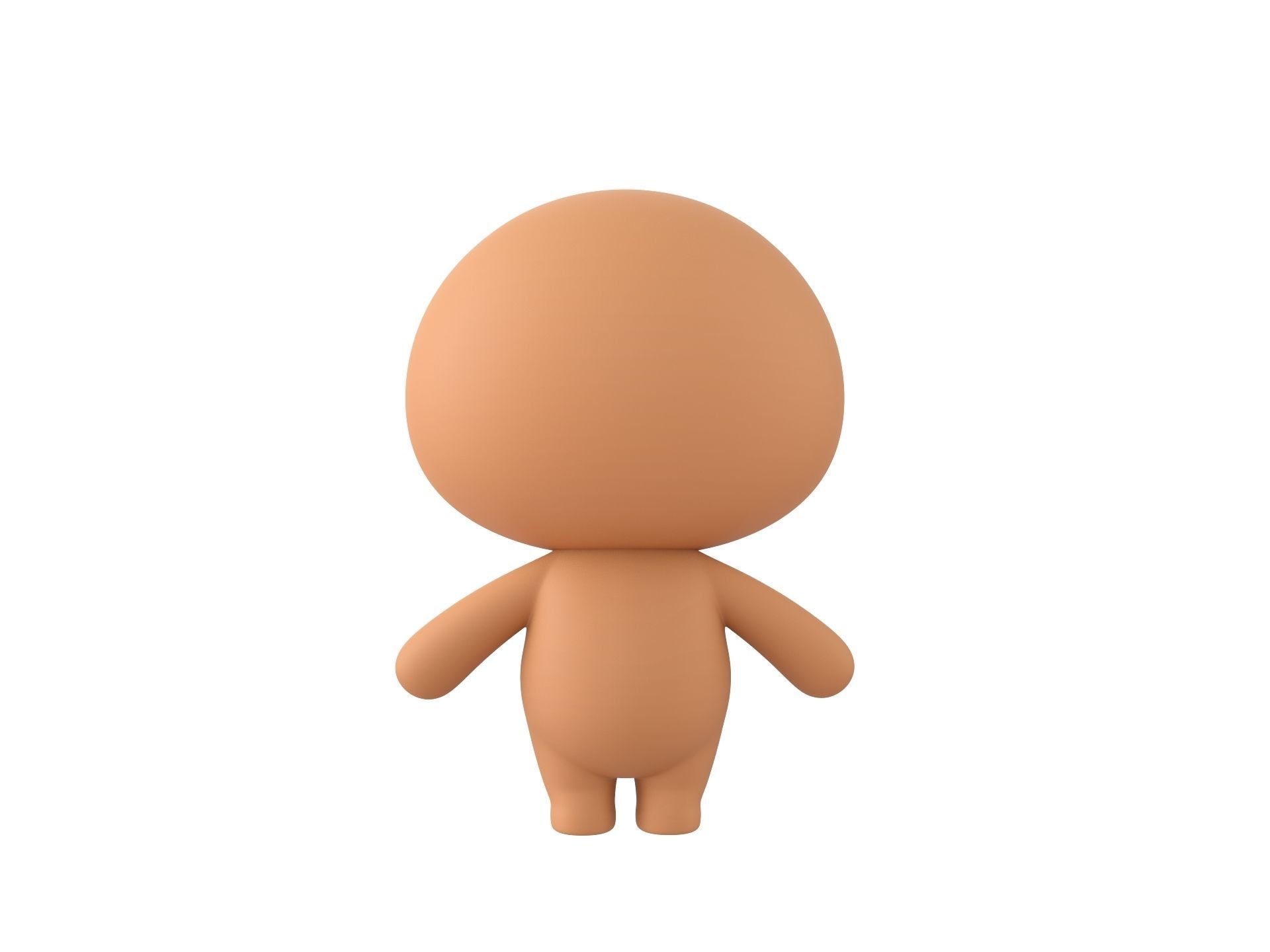 Character149 Rigged Sloth 3D model_5