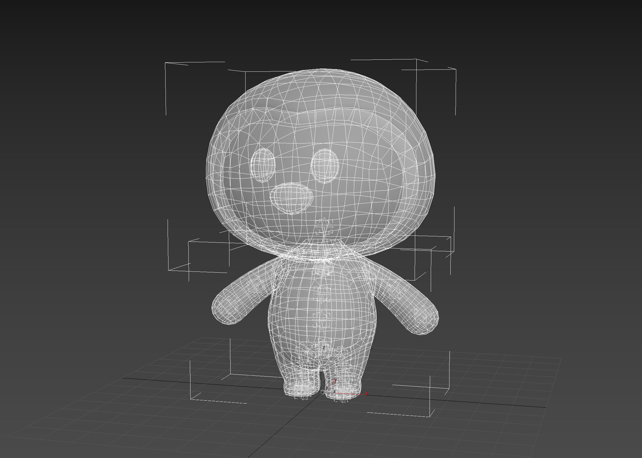 Character149 Rigged Sloth 3D model_22