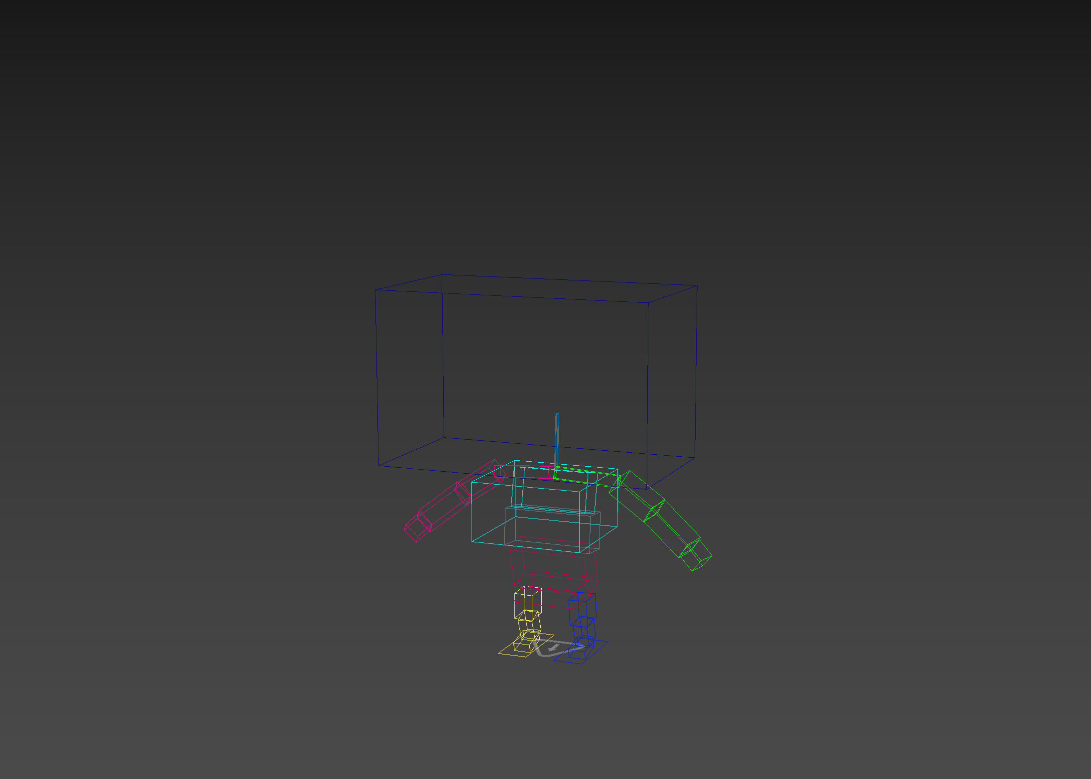 Character149 Rigged Sloth 3D model_12