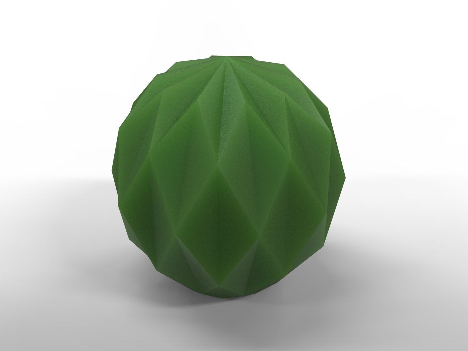 Irregular sphere candle silicone mold 3D print model_4