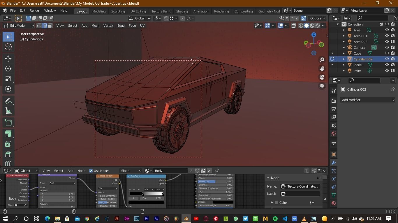 Tesla Cybertruck 3D model_9
