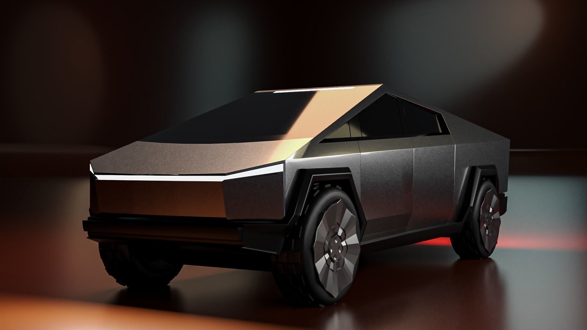 Tesla Cybertruck 3D model_1