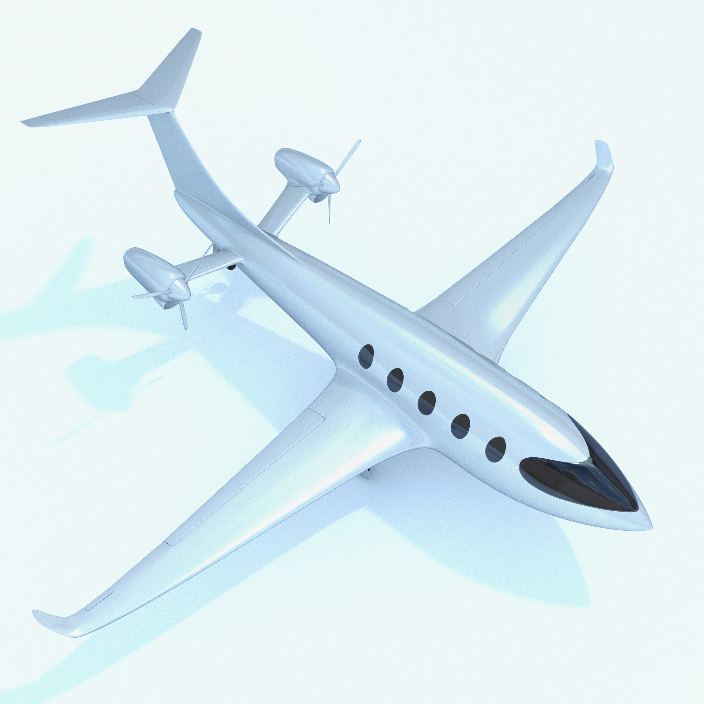 Electric Jet Alice 3D model_2
