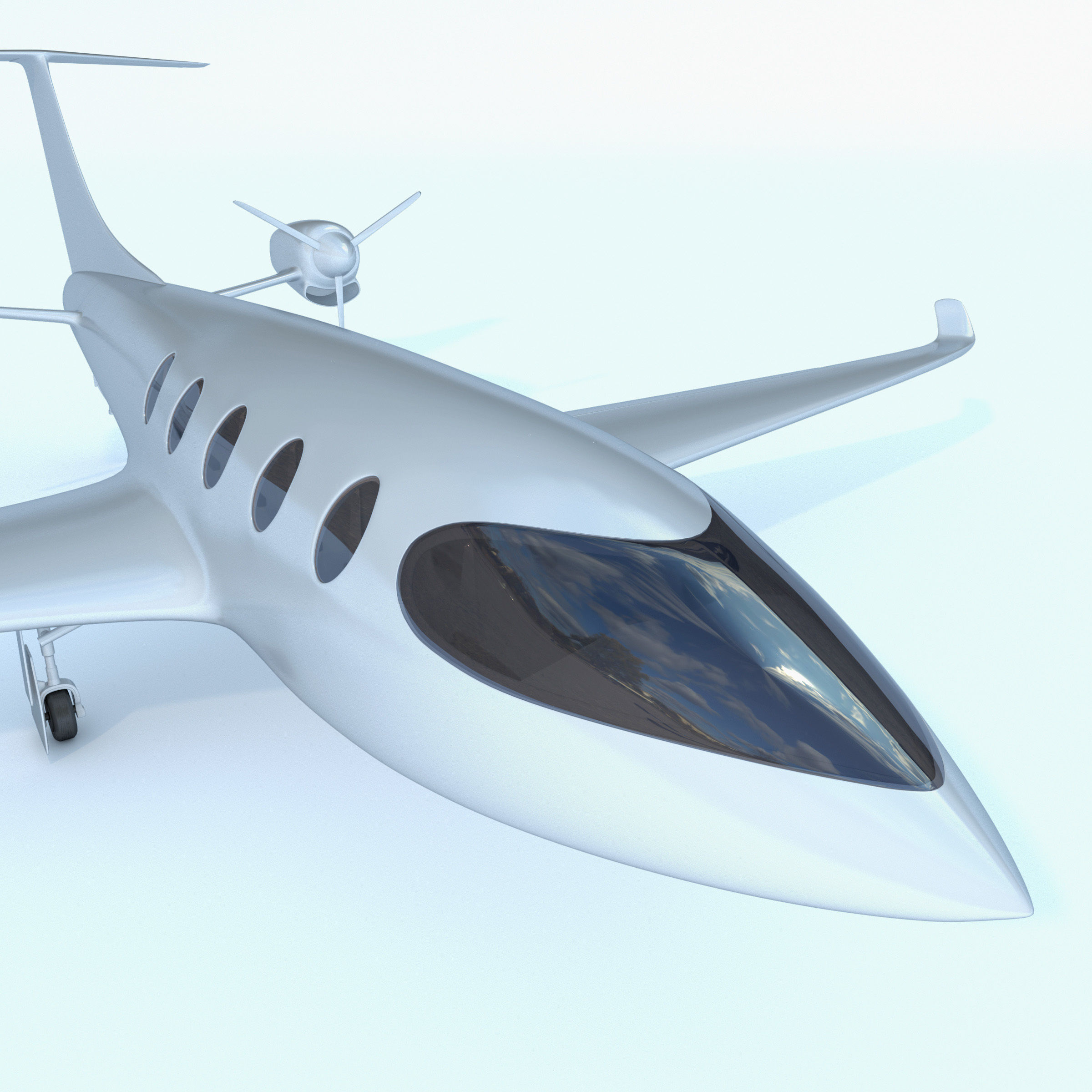 Electric Jet Alice 3D model_1
