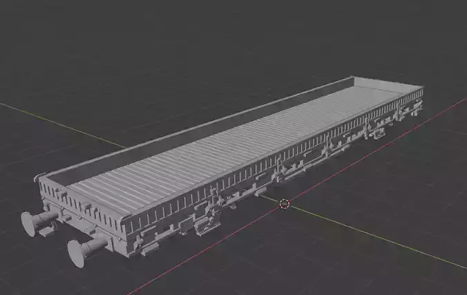 H0 1-87 scale Kls 442 freight car 3D print model