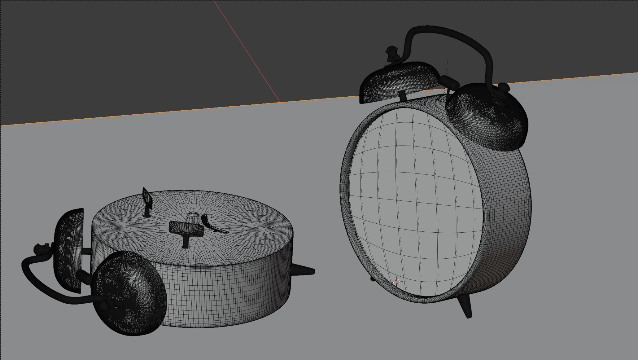 Alarm Clock 3D model_10