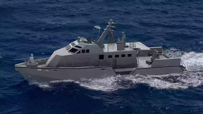 Patrol Boat low poly