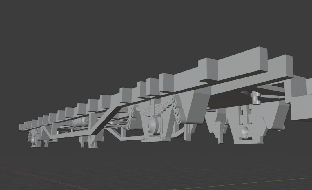 H0 1-87 scale Kbs 442 freight car 3D print model_12