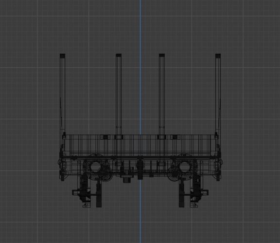 H0 1-87 scale Kbs 442 freight car 3D print model_4