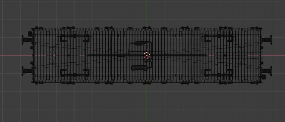 H0 1-87 scale Kbs 442 freight car 3D print model_5