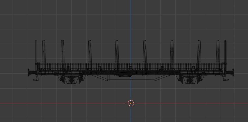 H0 1-87 scale Kbs 442 freight car 3D print model_2