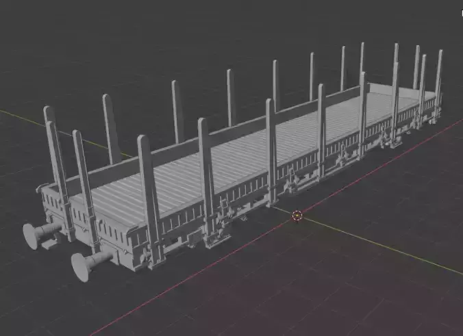 H0 1-87 scale Kbs 442 freight car 3D print model