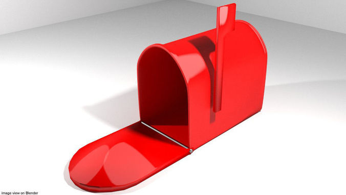 Mailbox - Type 2 3D model