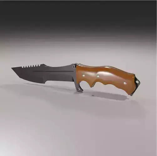 Hunstman Knife Free 3D model