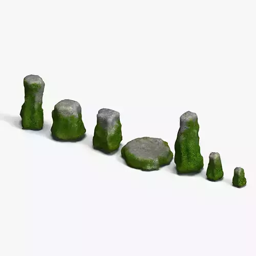 Rock Set 05 - Forest