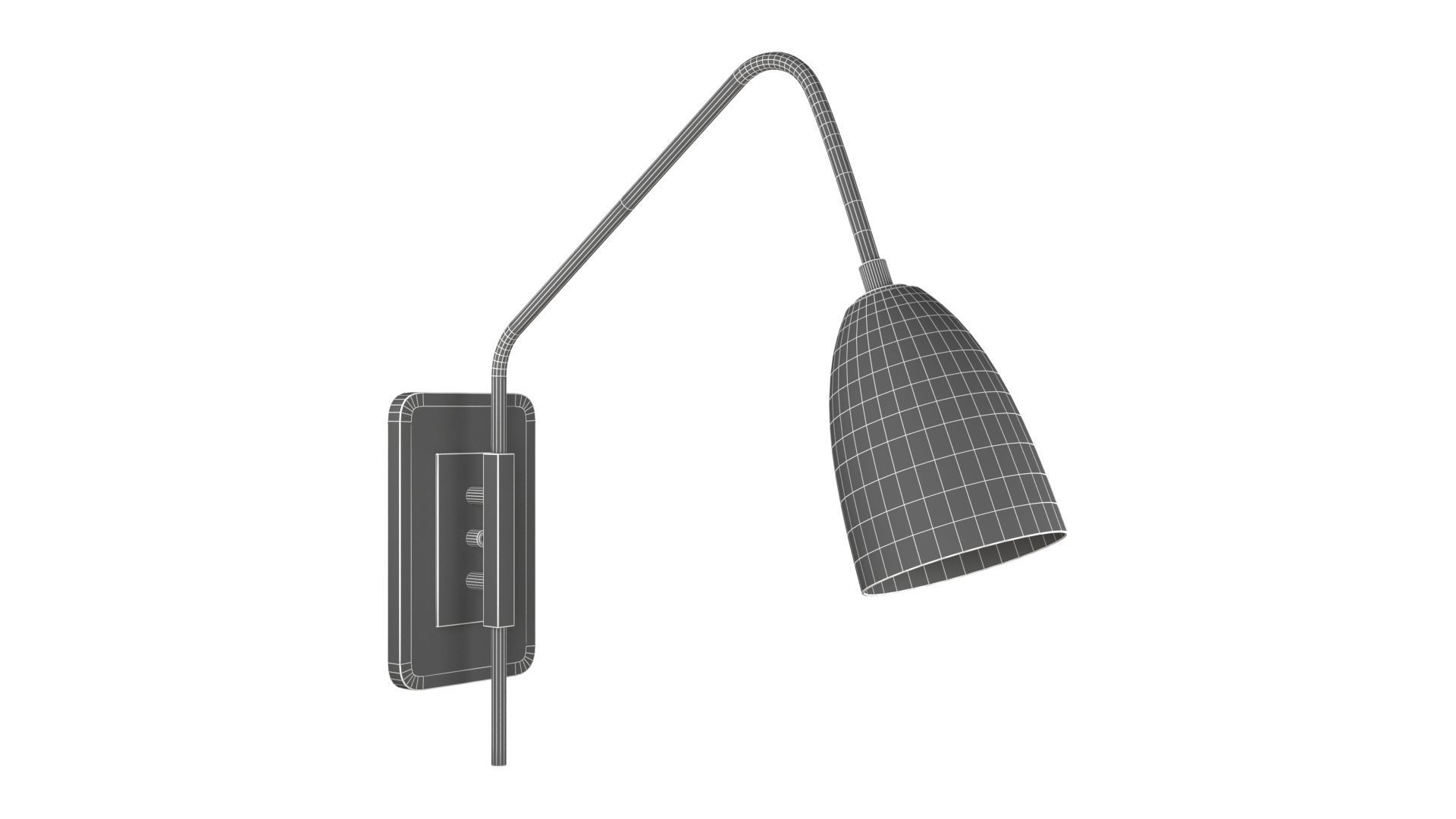 Elska Wall Mount Lamp by Blueprint Lighting Sconce 3D model_7
