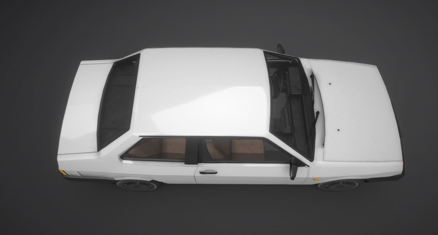 VAZ 21099 COUPE Low-poly 3D model_5