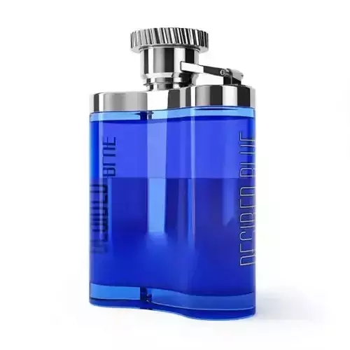 Bottle Of Blue Perfume For Men