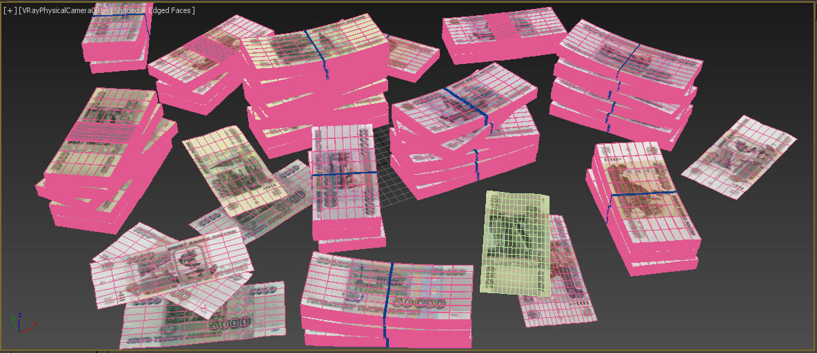 Russian Rubls 3D model_5